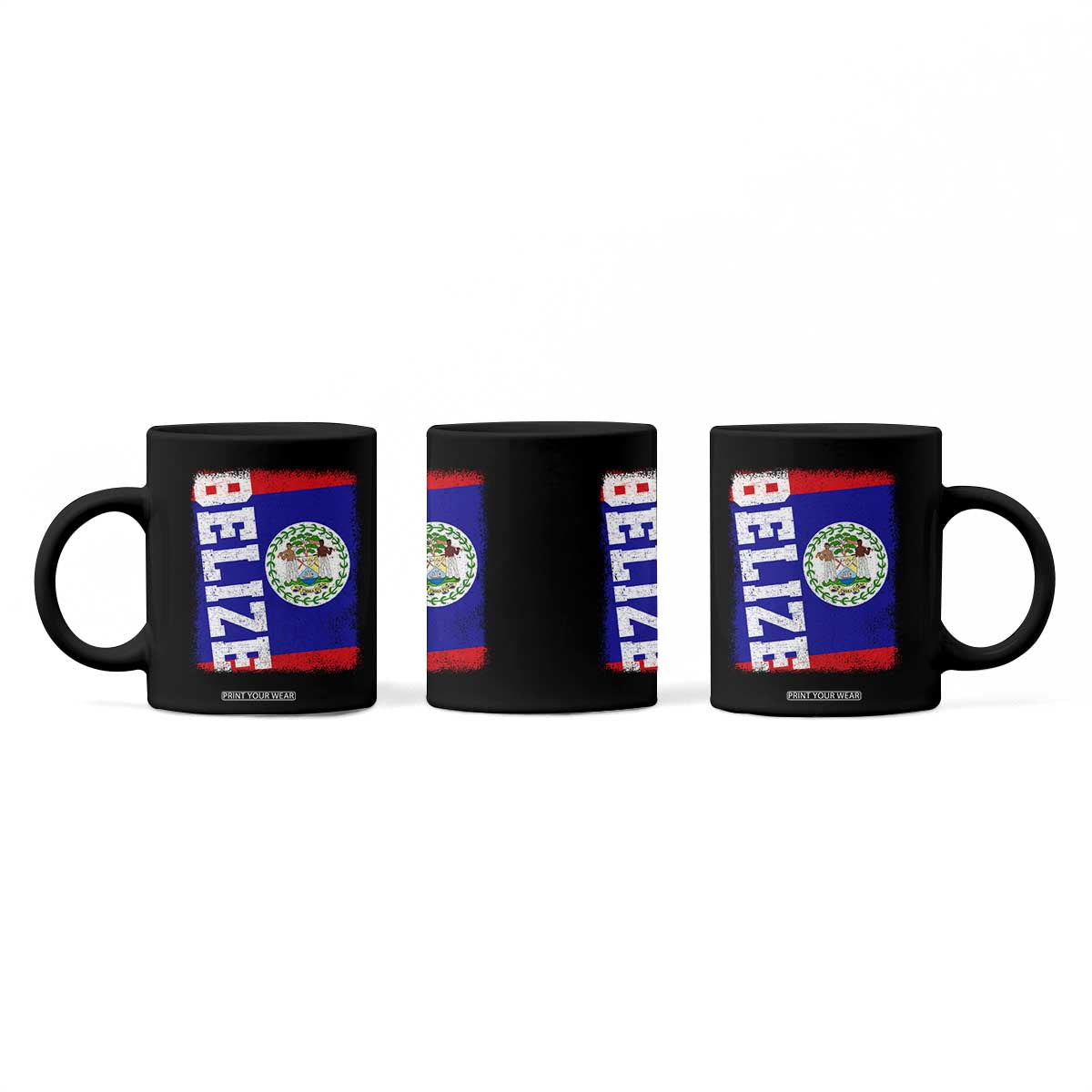 Vintage Belize Coffee Mug Distressed Flag Central American Pride Heritage Gift TS10 Print Your Wear