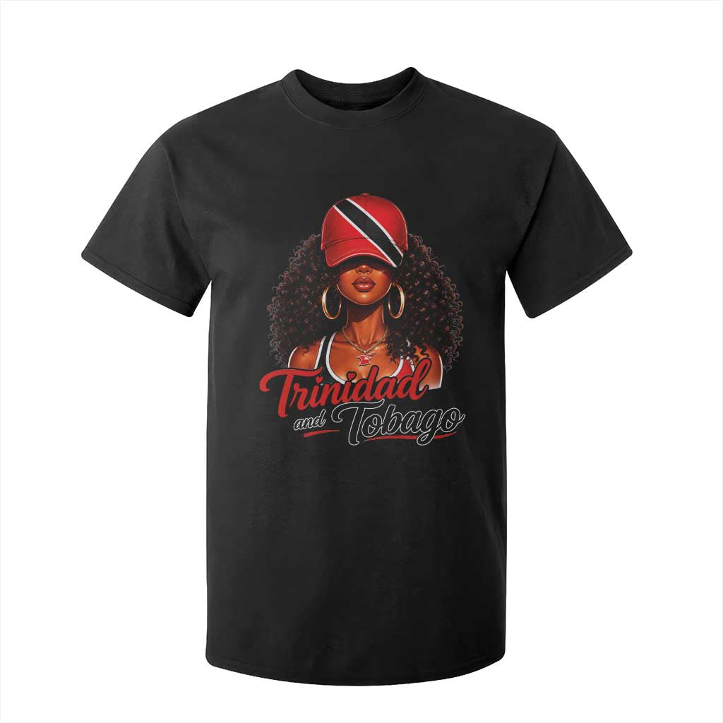 Trinidad and Tobago Afro Girl T Shirt For Kid Trini Black Queen Caribbean Pride Heritage Gift TS10 Black Print Your Wear