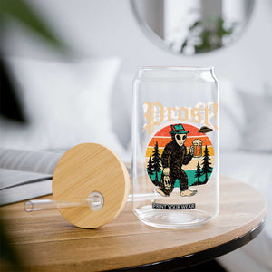 Oktoberfest Bigfoot Alien Beer Glass Can Retro German Sasquatch Beer TS10 Print Your Wear