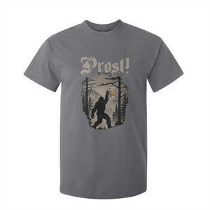 Oktoberfest Bigfoot T Shirt For Kid Vintage Forest Sasquatch Drinking Prost TS10 Charcoal Print Your Wear
