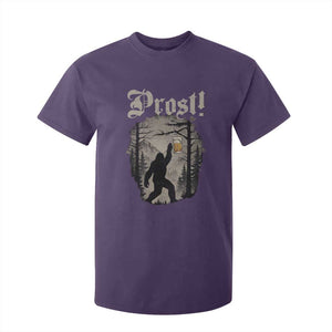 Oktoberfest Bigfoot T Shirt For Kid Vintage Forest Sasquatch Drinking Prost TS10 Purple Print Your Wear