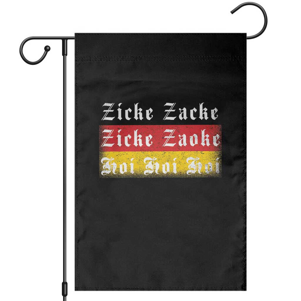 Zicke Zacke Hoi Oktoberfest Garden Flag Vintage German Flag TS10 Black Print Your Wear