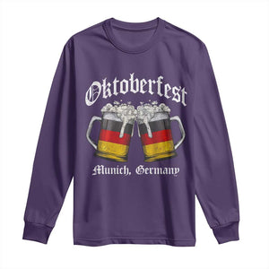 Vintage Oktoberfest Munich Long Sleeve Shirt Prost Beer Germany Flag Drinking TS10 Purple Print Your Wear
