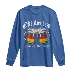 Vintage Oktoberfest Munich Long Sleeve Shirt Prost Beer Germany Flag Drinking TS10 Royal Blue Print Your Wear