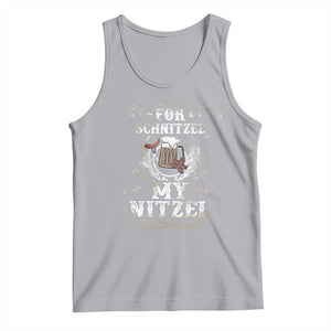 Funny Oktoberfest Tank Top For Schnitzel My Nitzel Octoberfest German Beer Wurst TS10 Athletic Heather Print Your Wear
