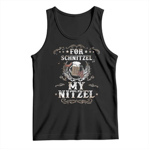Funny Oktoberfest Tank Top For Schnitzel My Nitzel Octoberfest German Beer Wurst TS10 Black Print Your Wear