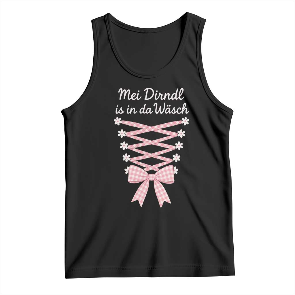 Oktoberfest Dirndl Costume Tank Top Funny German Bavarian Octoberfest Festival TS10 Black Print Your Wear