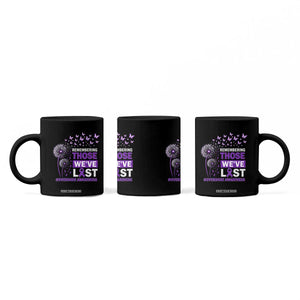 Overdose Awareness Coffee Mug Remembering Those We Have Lost Dandelion Purple Ribbon Memorial TS10 Print Your Wear