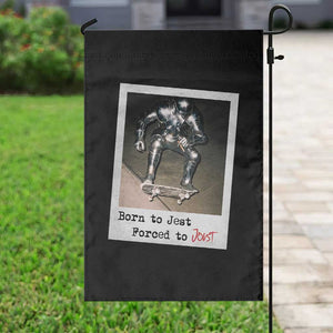 Knights Meme Garden Flag Born to Jest Forced to Joust TS10 Print Your Wear