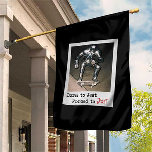 Knights Meme Garden Flag Born to Jest Forced to Joust TS10 Print Your Wear
