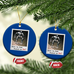 Knights Meme Ceramic Ornament Born to Jest Forced to Joust TS10 1pc Blue Print Your Wear
