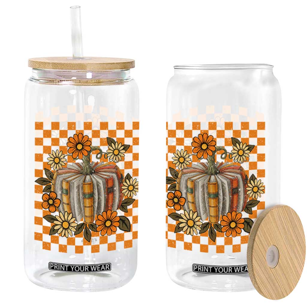 Book Pumpkin Glass Can Fall Halloween Book Lover Bookish Gift TS10 Print Your Wear