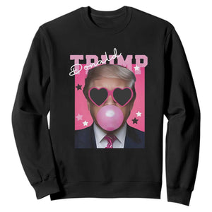 Funny Trump 2024 Sweatshirt Pink Bubble Gum TS10 Black Print Your Wear