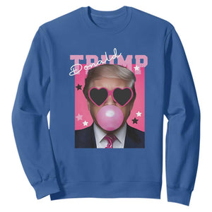 Funny Trump 2024 Sweatshirt Pink Bubble Gum TS10 Royal Blue Print Your Wear