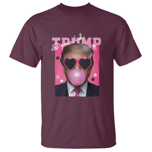 Funny Trump 2024 T Shirt Pink Bubble Gum TS10 Maroon Print Your Wear