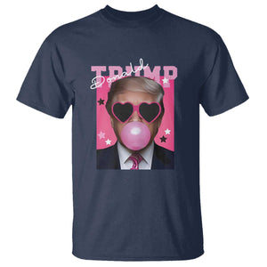 Funny Trump 2024 T Shirt Pink Bubble Gum TS10 Navy Print Your Wear