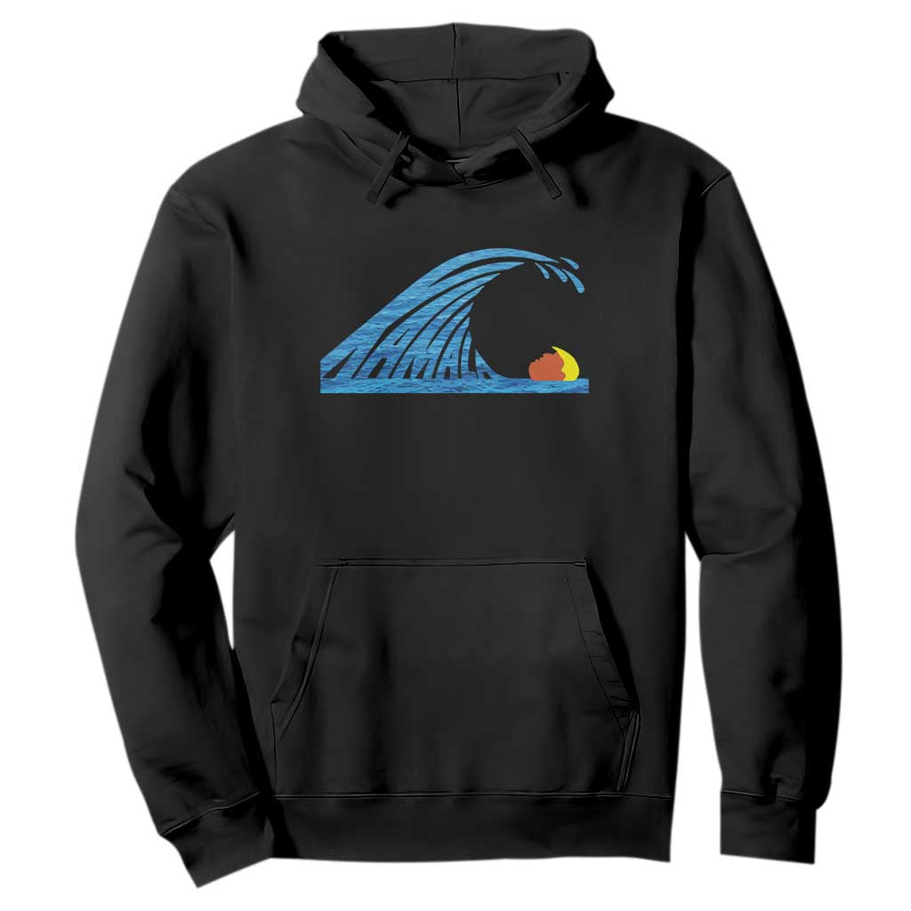 Blue Wave Cat Ladies For Kamala Harris Donald Trump 2024 Hoodie TS10 Black Print Your Wear