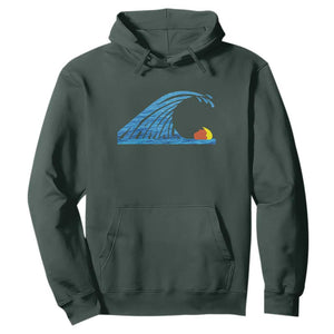 Blue Wave Cat Ladies For Kamala Harris Donald Trump 2024 Hoodie TS10 Dark Forest Green Print Your Wear