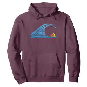 Blue Wave Cat Ladies For Kamala Harris Donald Trump 2024 Hoodie TS10 Maroon Print Your Wear