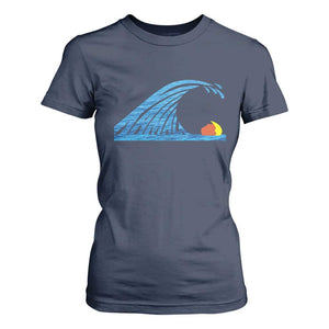 Blue Wave Cat Ladies For Kamala Harris Donald Trump 2024 T Shirt For Women TS10 Navy Print Your Wear