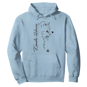 Cat Ladies For Kamala Harris Hoodie 2024 US President TS10 Light Blue Print Your Wear