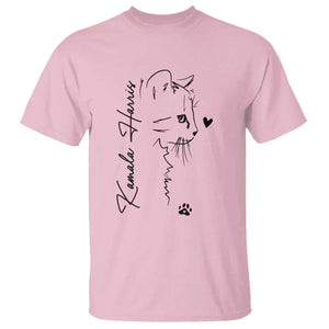 Cat Ladies For Kamala Harris T Shirt 2024 US President TS10 Light Pink Print Your Wear