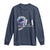 Harris Walz 2024 Long Sleeve Shirt Comma La And The Coach Blue Wave TS10 Navy Print Your Wear