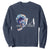 Harris Walz 2024 Sweatshirt Comma La And The Coach Blue Wave TS10 Navy Print Your Wear