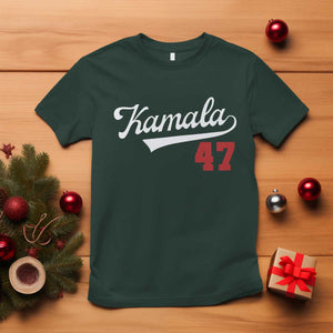 Kamala Harris 47th US President America 2024 Election T Shirt TS10 Dark Forest Green Print Your Wear