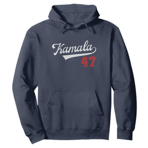 Kamala Harris 47th US President America 2024 Election Hoodie TS10 Navy Print Your Wear