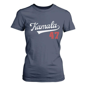 Kamala Harris 47th US President America 2024 Election T Shirt For Women TS10 Navy Print Your Wear