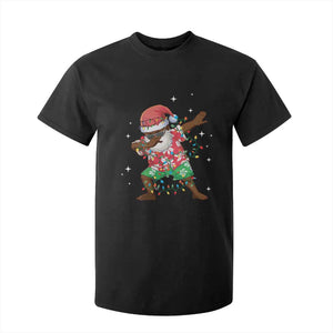 Christmas Hawaiian T Shirt For Kid Afro African Dabbing Santa Xmas Dab Girls Boys Kids TS10 Black Print Your Wear