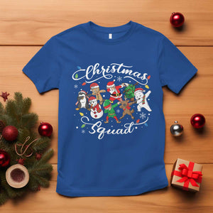 Christmas Squad T Shirt Santa Dabbing Elf Family Matching Pajamas Xmas Crew TS10 Royal Blue Print Your Wear