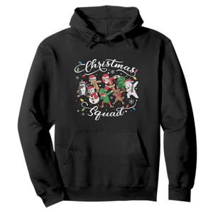 Christmas Squad Hoodie Santa Dabbing Elf Family Matching Pajamas Xmas Crew TS10 Black Print Your Wear