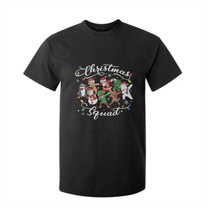 Christmas Squad T Shirt For Kid Santa Dabbing Elf Family Matching Pajamas Xmas Crew TS10 Black Print Your Wear