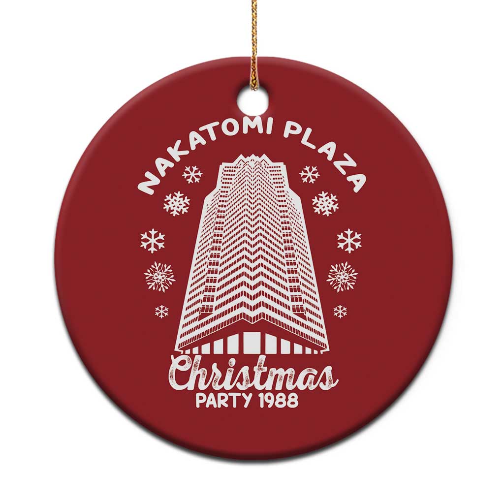 Nakatomi Plaza Party 1988 Classic Christmas Ornament Xmas Gift TS10 Print Your Wear