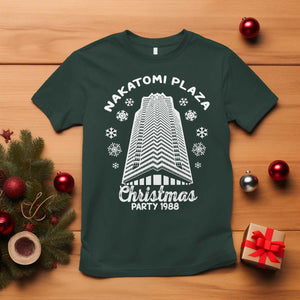 Nakatomi Plaza Christmas Party 1988 Classic T Shirt Xmas Gift TS10 Dark Forest Green Print Your Wear