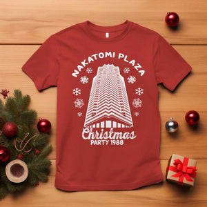 Nakatomi Plaza Christmas Party 1988 Classic T Shirt Xmas Gift TS10 Red Print Your Wear