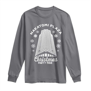 Nakatomi Plaza Christmas Party 1988 Classic Long Sleeve Shirt Xmas Gift TS10 Charcoal Print Your Wear