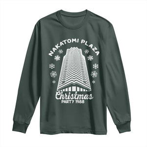 Nakatomi Plaza Christmas Party 1988 Classic Long Sleeve Shirt Xmas Gift TS10 Dark Forest Green Print Your Wear