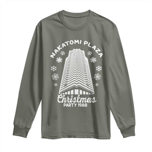 Nakatomi Plaza Christmas Party 1988 Classic Long Sleeve Shirt Xmas Gift TS10 Military Green Print Your Wear