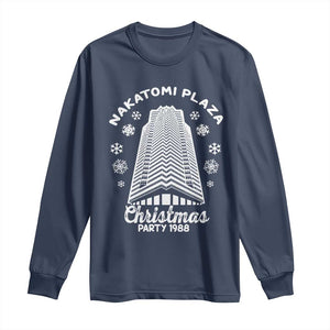 Nakatomi Plaza Christmas Party 1988 Classic Long Sleeve Shirt Xmas Gift TS10 Navy Print Your Wear