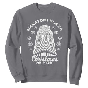 Nakatomi Plaza Christmas Party 1988 Classic Sweatshirt Xmas Gift TS10 Charcoal Print Your Wear