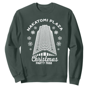 Nakatomi Plaza Christmas Party 1988 Classic Sweatshirt Xmas Gift TS10 Dark Forest Green Print Your Wear