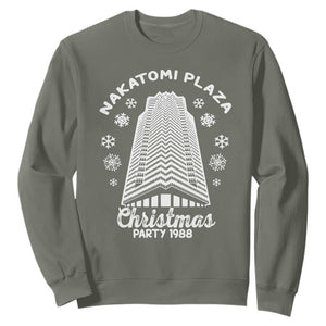 Nakatomi Plaza Christmas Party 1988 Classic Sweatshirt Xmas Gift TS10 Military Green Print Your Wear