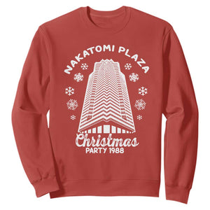 Nakatomi Plaza Christmas Party 1988 Classic Sweatshirt Xmas Gift TS10 Red Print Your Wear