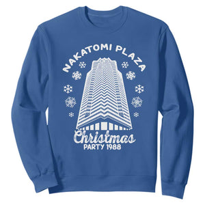 Nakatomi Plaza Christmas Party 1988 Classic Sweatshirt Xmas Gift TS10 Royal Blue Print Your Wear