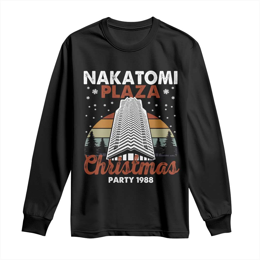 Nakatomi Plaza Christmas Party 1988 Long Sleeve Shirt Xmas Gift TS10 Black Print Your Wear