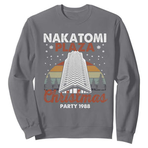 Nakatomi Plaza Christmas Party 1988 Sweatshirt Xmas Gift TS10 Charcoal Print Your Wear