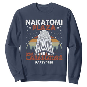 Nakatomi Plaza Christmas Party 1988 Sweatshirt Xmas Gift TS10 Navy Print Your Wear